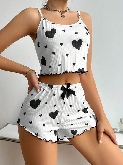 2-Piece Short & Tank Top Sleepwear