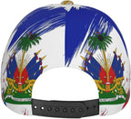 Haiti Snapback Cap – Adjustable Flag Baseball Hat (Unisex)