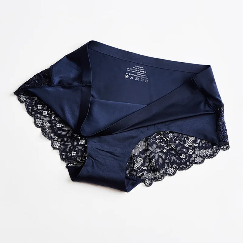 3PCS Women’s Lace &amp; Satin Panties Set