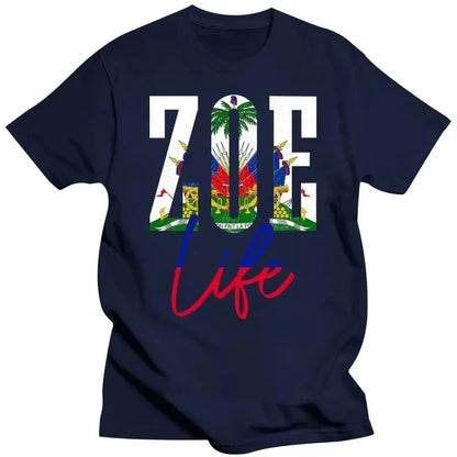 Haiti Flag T-Shirt for Men
