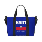 Haiti Flag Large Capacity Travel Tote