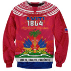 Haiti Flag 3D Sweatshirt