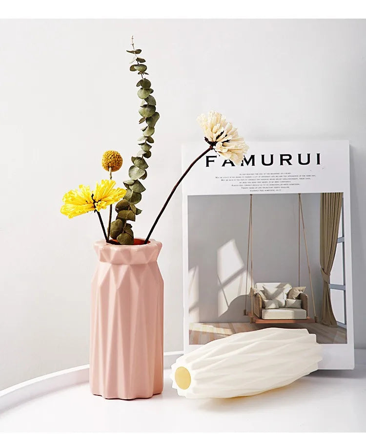 Nordic Plastic Vase Simple Small Fresh Flower