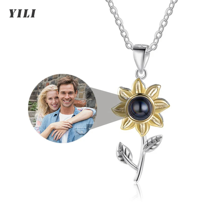 Personalized Photo Projection Necklace