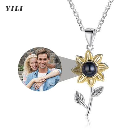 Personalized Photo Projection Necklace