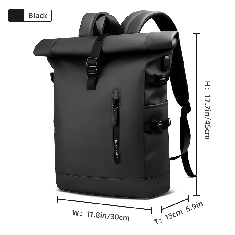 Heroic Knight Rolltop Travel Backpack