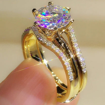 Classic 6-Claw Design Wedding & Engagement Band for Women