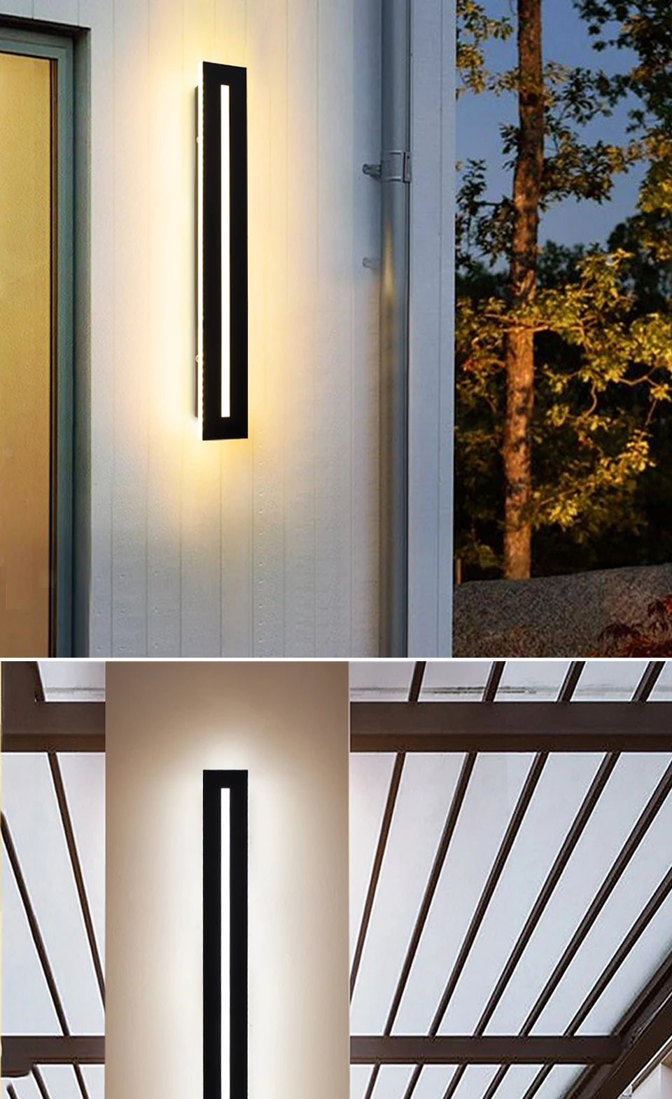 Waterproof IP65 LED Long Wall Sconce Lamp – Outdoor Garden Light