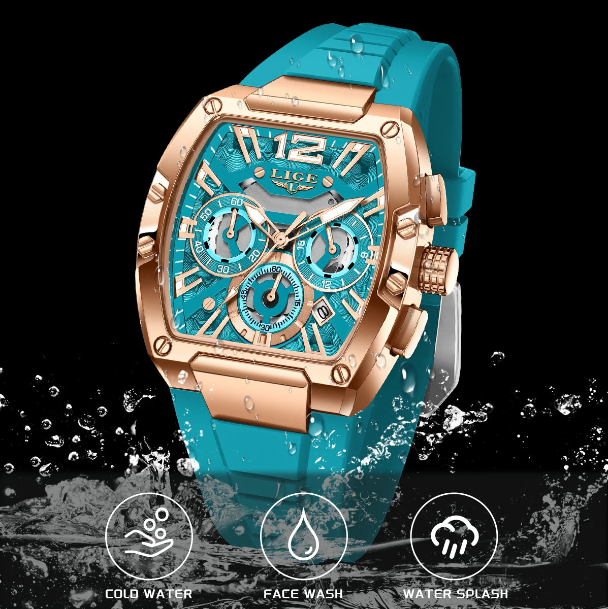 Men's Military Chronograph Watch