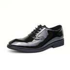 Men's Shiny Emerald Dress Shoes