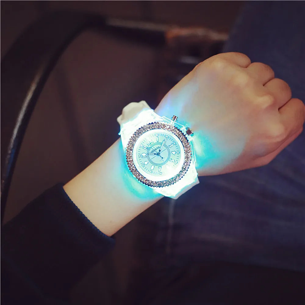 Luxury Dual Display Ladies & Men’s Quartz LED Sport Watch