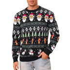 Santa Claus Deer 3D Hoodie