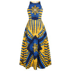 Luxury Women’s Haiti Flag Dress