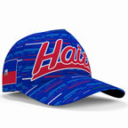Custom Haiti Flag Baseball Cap