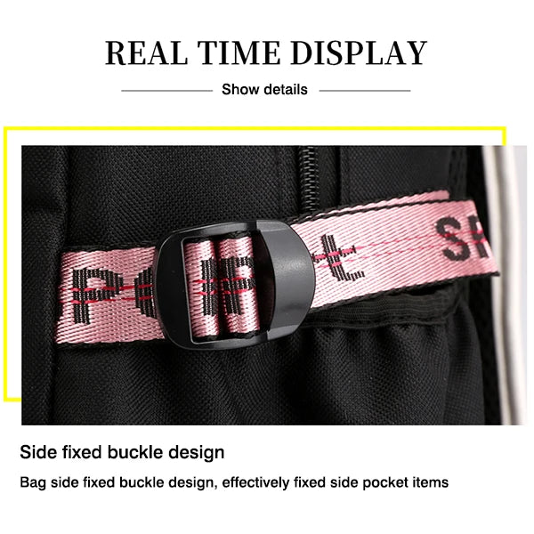 Lilo & Stitch Adventure Backpack – Cartoon Print School Bag for Teens, Kids