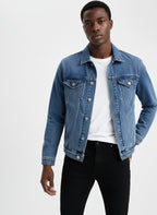Classic Blue Denim Jacket | Street-Style Essential