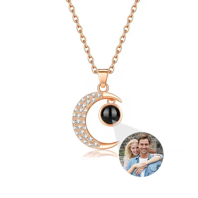 Personalized Photo Projection Necklace