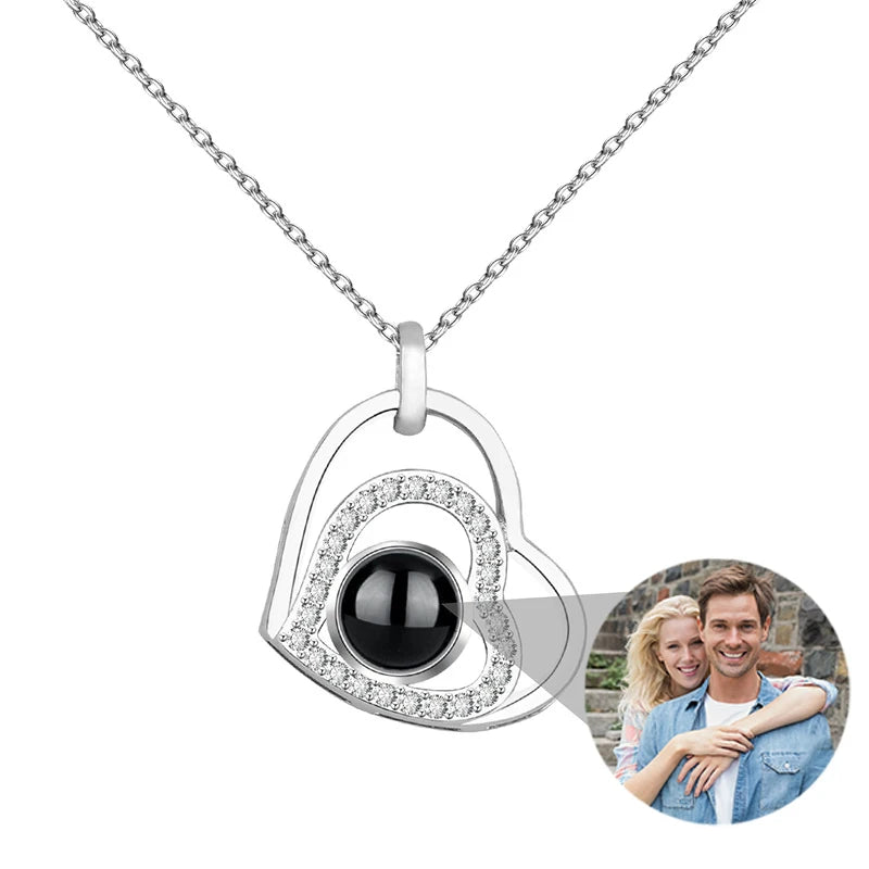 Personalized Photo Projection Necklace