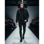 Men's All-Weather Tactical Bomber Jacket - Winter Hooded Coat