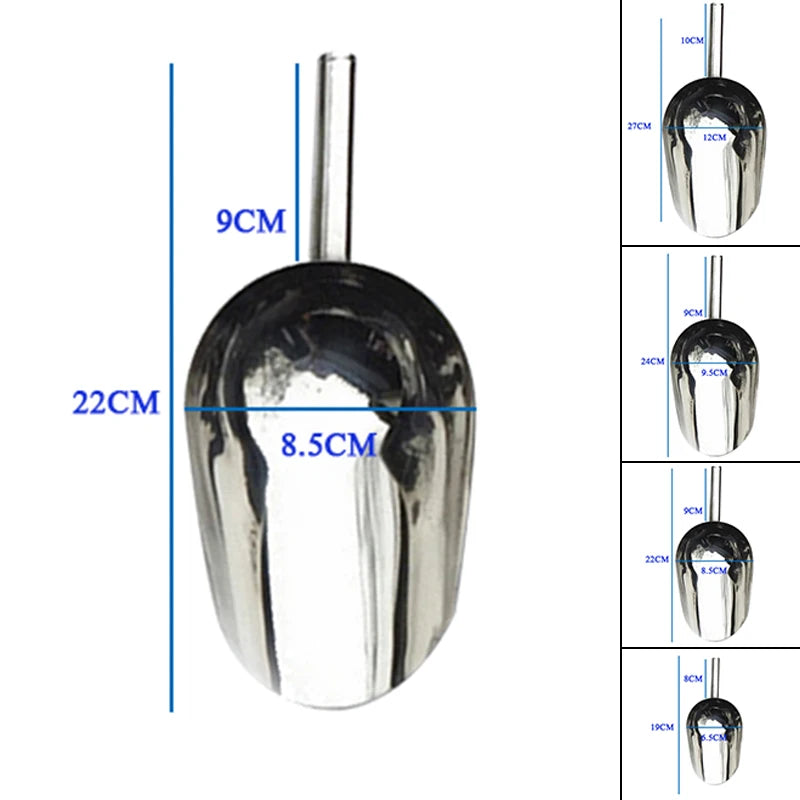 Premium Stainless Steel Ice Scoop