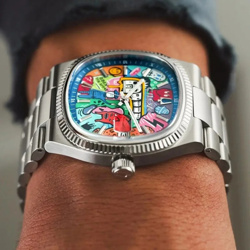 Modernist Square Watch for Men