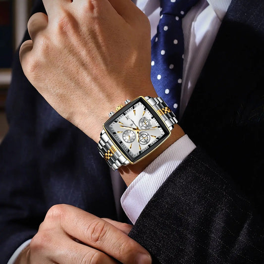 Premuim Men's Square Sports Watch
