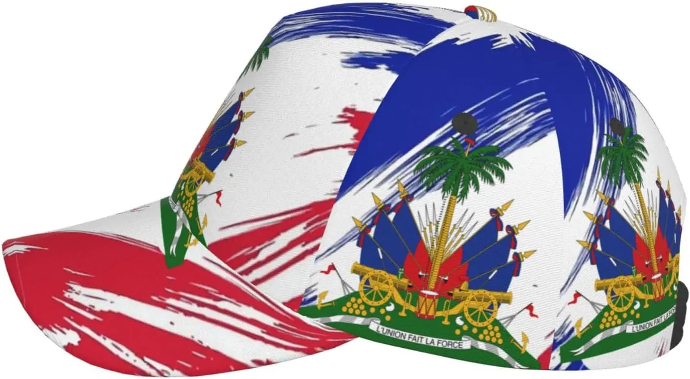 Haiti Snapback Cap – Adjustable Flag Baseball Hat (Unisex)