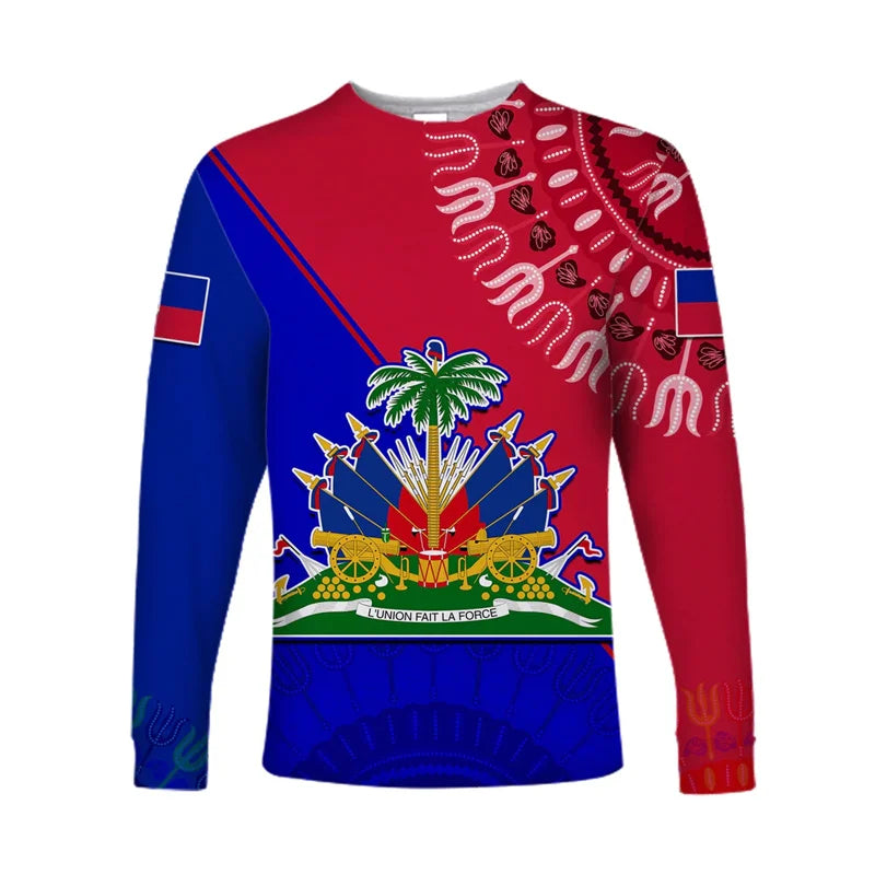 Unisex Long Sleeve,  Mens Negre Marron Design"
