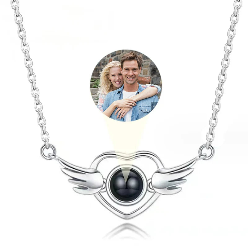 Personalized Photo Projection Necklace