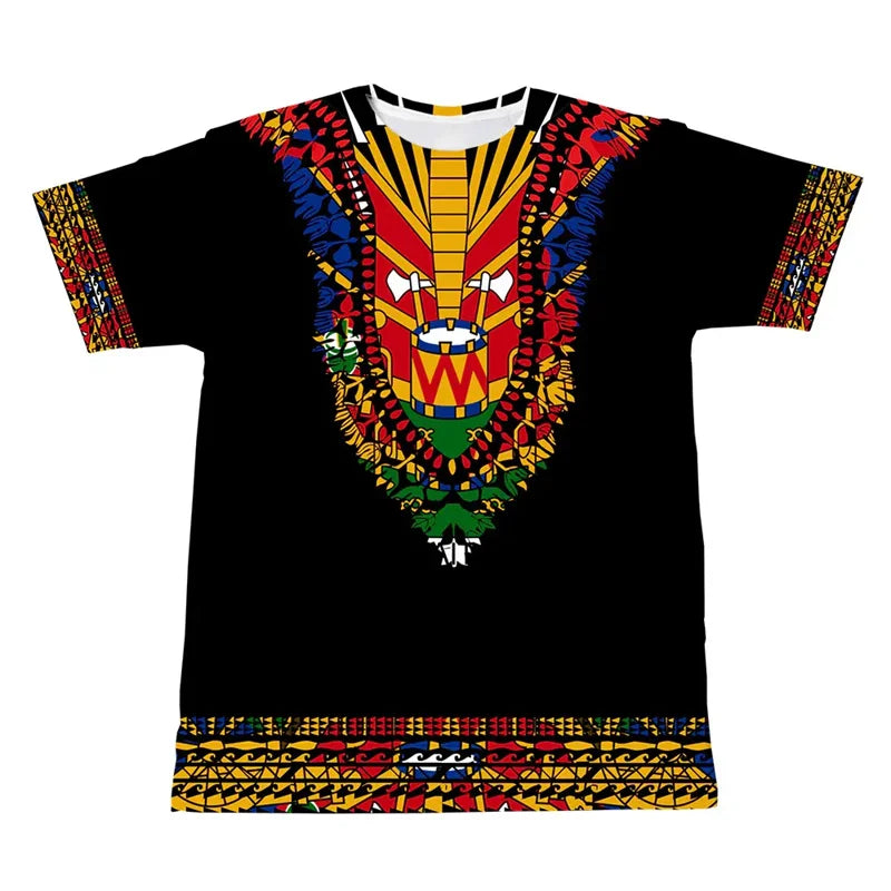 Haitian Flag T-Shirt – Men’s 3D Printed Crew Neck Tee