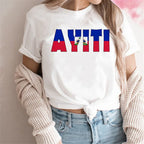 Haiti Women’s Summer T-Shirt – Funny Streetwear Tee