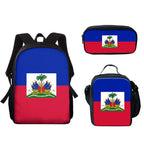 3-Piece Backpack, Lunch Bag & Pencil Case for Students and Travelers