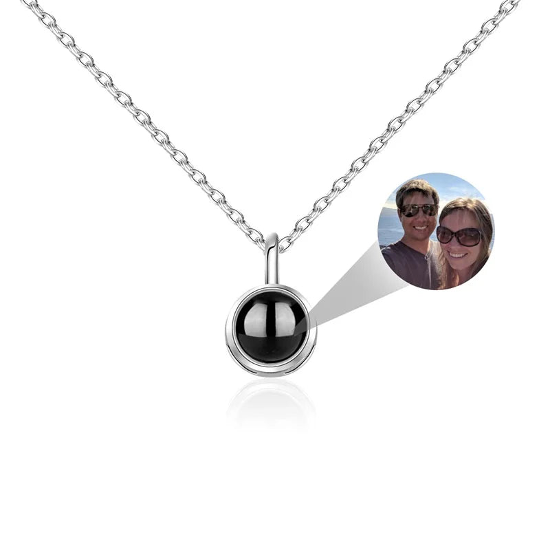 Personalized Photo Projection Necklace