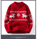 Deer Knit Sweater for Men