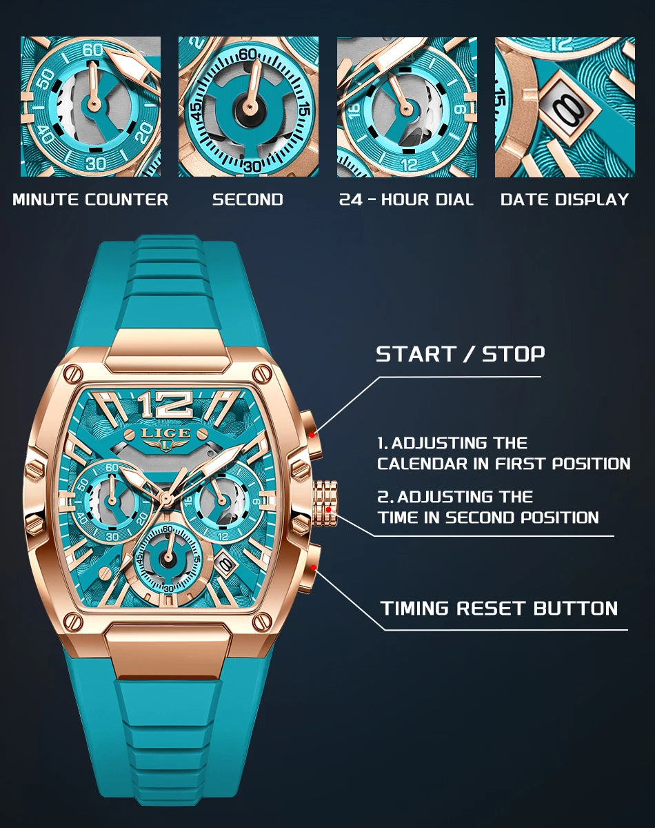 Men's Military Chronograph Watch