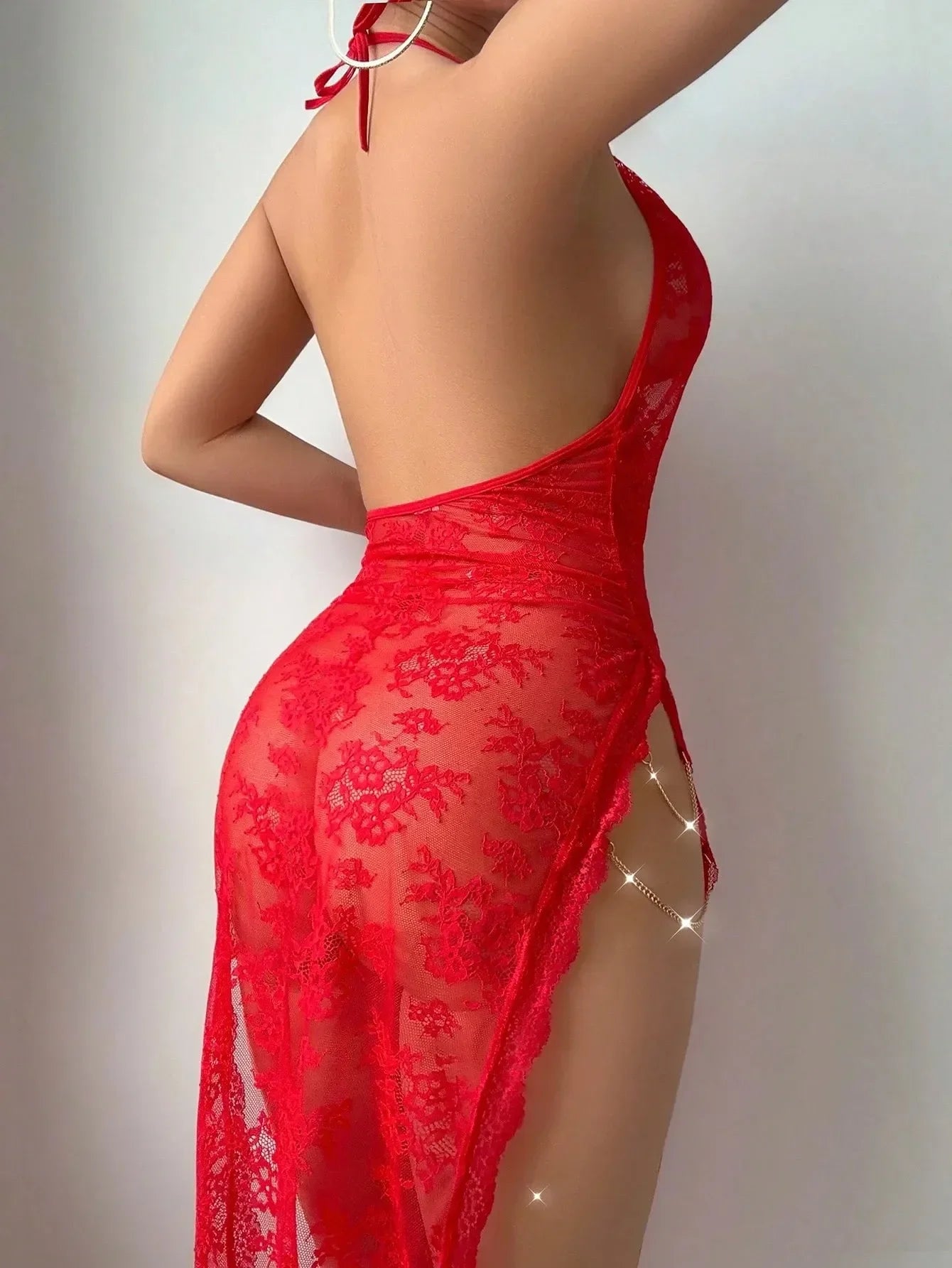 Sexy Lace See-Through Lingerie Set