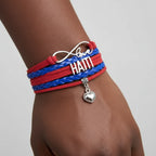 Love Haiti Handmade Flag Bracelet – Adjustable Unisex
