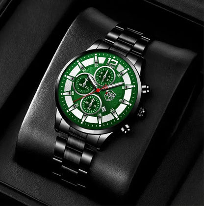Deyros Stainless Steel Quartz Watch – Business