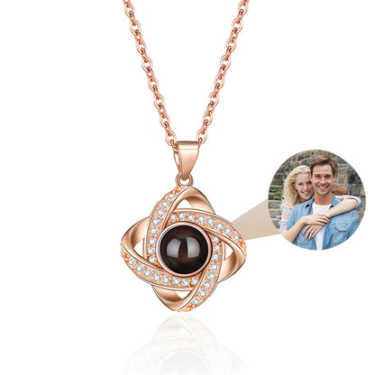 Personalized Photo Projection Necklace