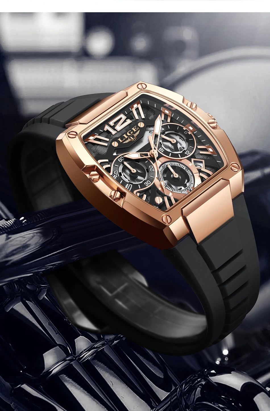 Men's Military Chronograph Watch