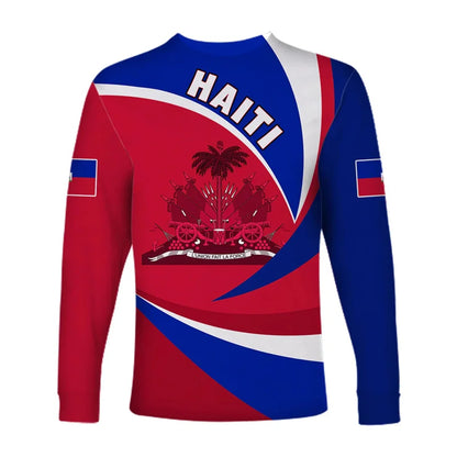 Unisex Long Sleeve,  Mens Negre Marron Design"