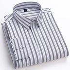Premium Cotton Slim Fit Shirt - Striped Formal Wear