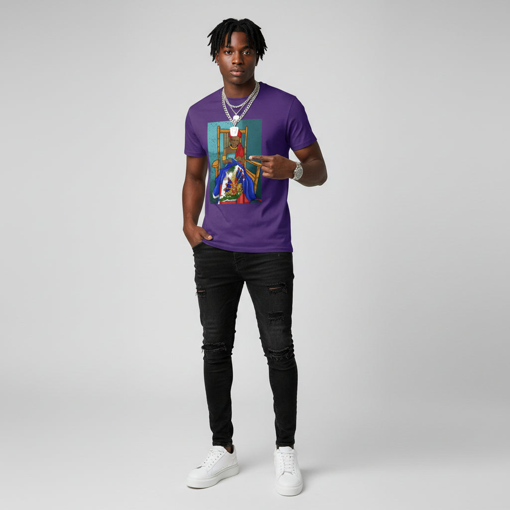 Haiti Flag Day Proud Woman Ayiti Girl Graphic Tee