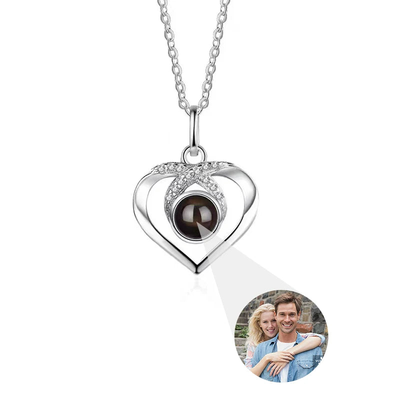 Personalized Photo Projection Necklace