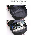 Lilo & Stitch Adventure Backpack – Cartoon Print School Bag for Teens, Kids