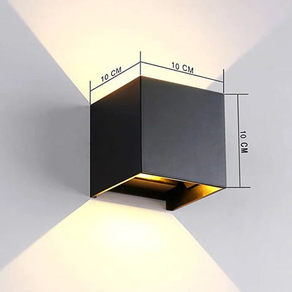 Waterproof LED Wall Light – IP65 Outdoor/Indoor Wall Lamp for Garden, Yard, (AC110V/220V)