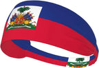Haitian Flag Sports Headband – Unisex Elastic
