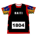 Haitian Flag T-Shirt – Men’s 3D Printed Crew Neck Tee