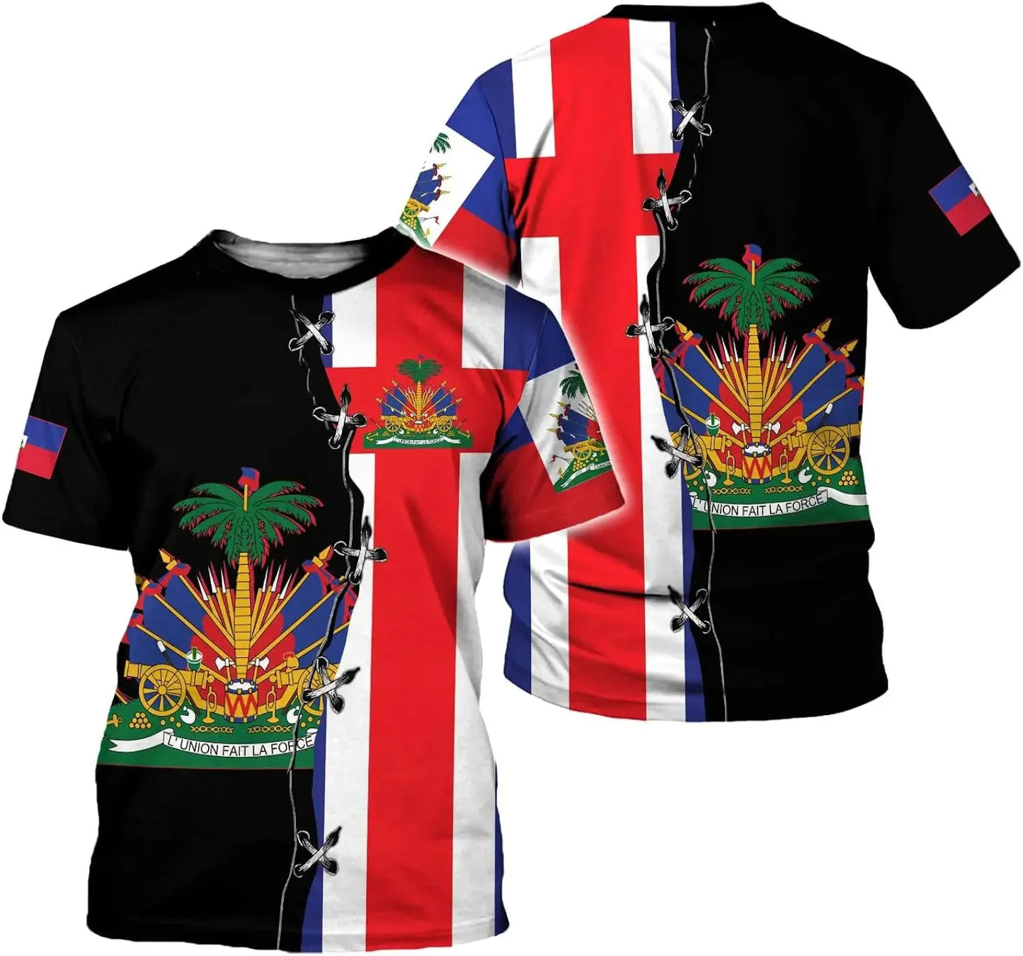 Print Performance Tee Haiti Men and Women