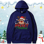 Men’s Christmas Reindeer Warm Hoodie